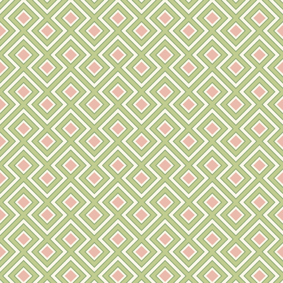 G P & J BAKER BW45098.2.0 LA FIORENTINA SMALL GREEN/BLUSH Wallpaper - Eade's Wallpaper