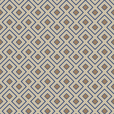 G P & J BAKER BW45098.5.0 LA FIORENTINA SMALL INDIGO Wallpaper - Eade's Wallpaper