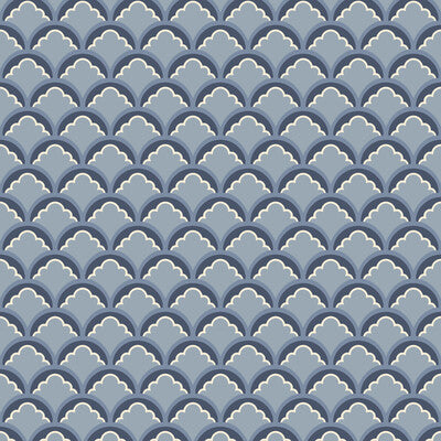 G P & J BAKER BW45099.1.0 MOUNT TEMPLE SMALL BLUE Wallpaper - Eade's Wallpaper
