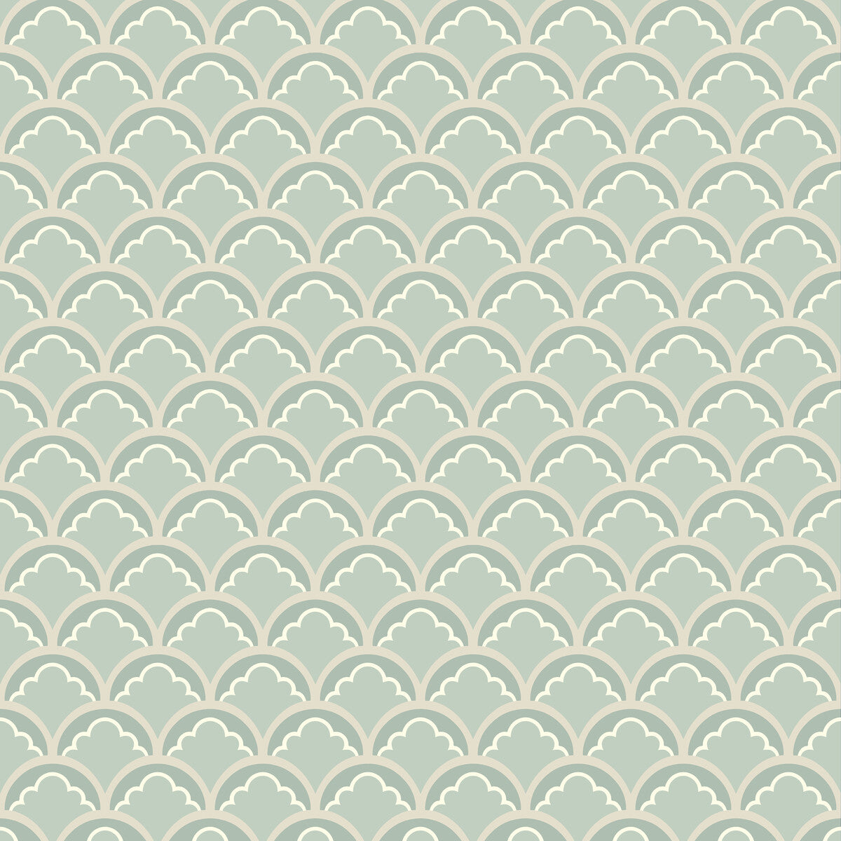 G P & J BAKER BW45099.4.0 MOUNT TEMPLE SMALL AQUA Wallpaper - Eade's Wallpaper