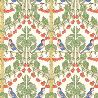 G P & J BAKER BW45100.4.0 BIRDS & CHERRIES MULTI Wallpaper - Eade's Wallpaper