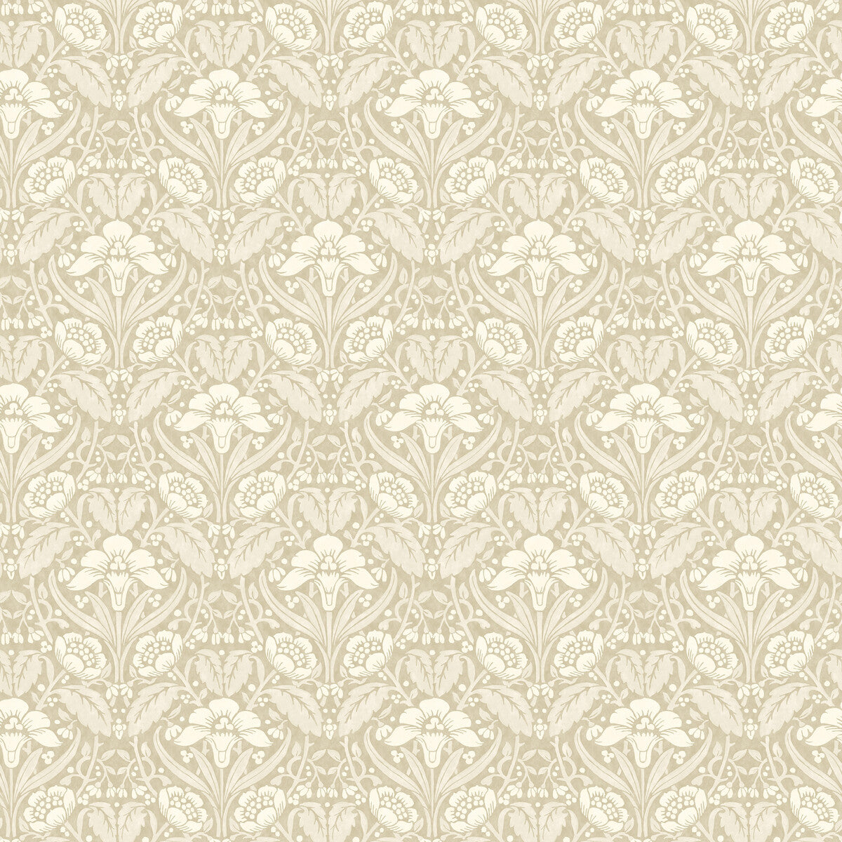 G P & J BAKER BW45101.4.0 IRIS MEADOW LINEN Wallpaper - Eade's Wallpaper