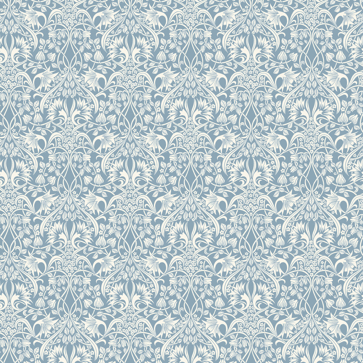 G P & J BAKER BW45102.2.0 FRITILLERIE BLUE Wallpaper - Eade's Wallpaper