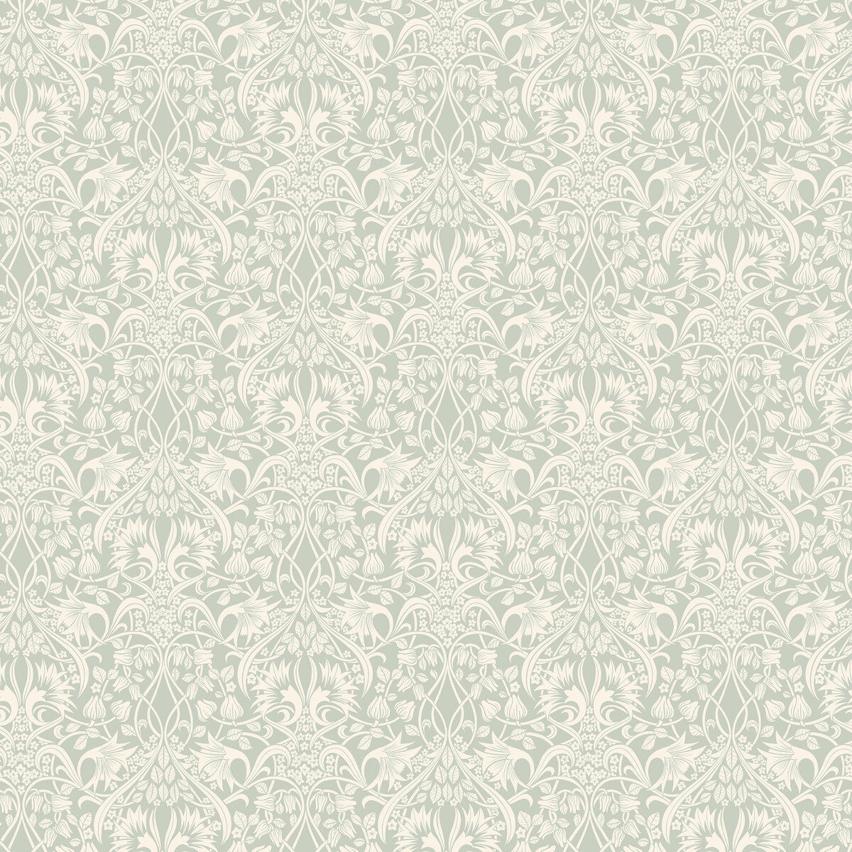 G P & J BAKER BW45102.3.0 FRITILLERIE AQUA Wallpaper - Eade's Wallpaper