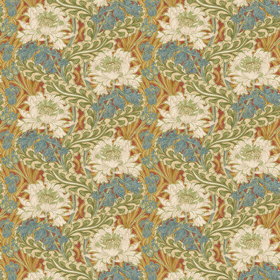 G P & J BAKER BW45105.1.0 BRANTWOOD RED/GREEN Wallpaper - Eade's Wallpaper