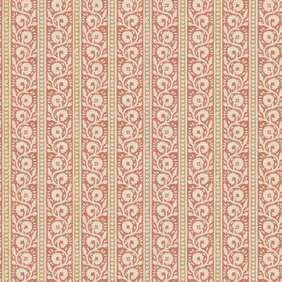 G P & J BAKER BW45113.3.0 BIBURY RED/SAND Wallpaper - Eade's Wallpaper