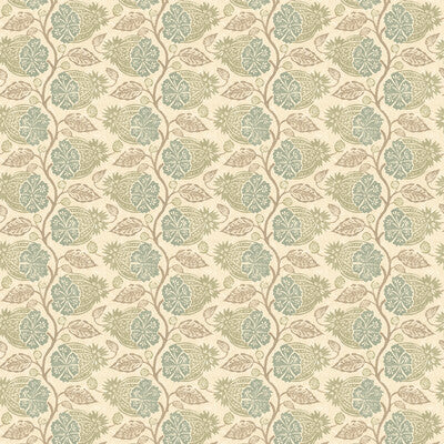 G P & J BAKER BW45114.2.0 CALCOT AQUA Wallpaper - Eade's Wallpaper