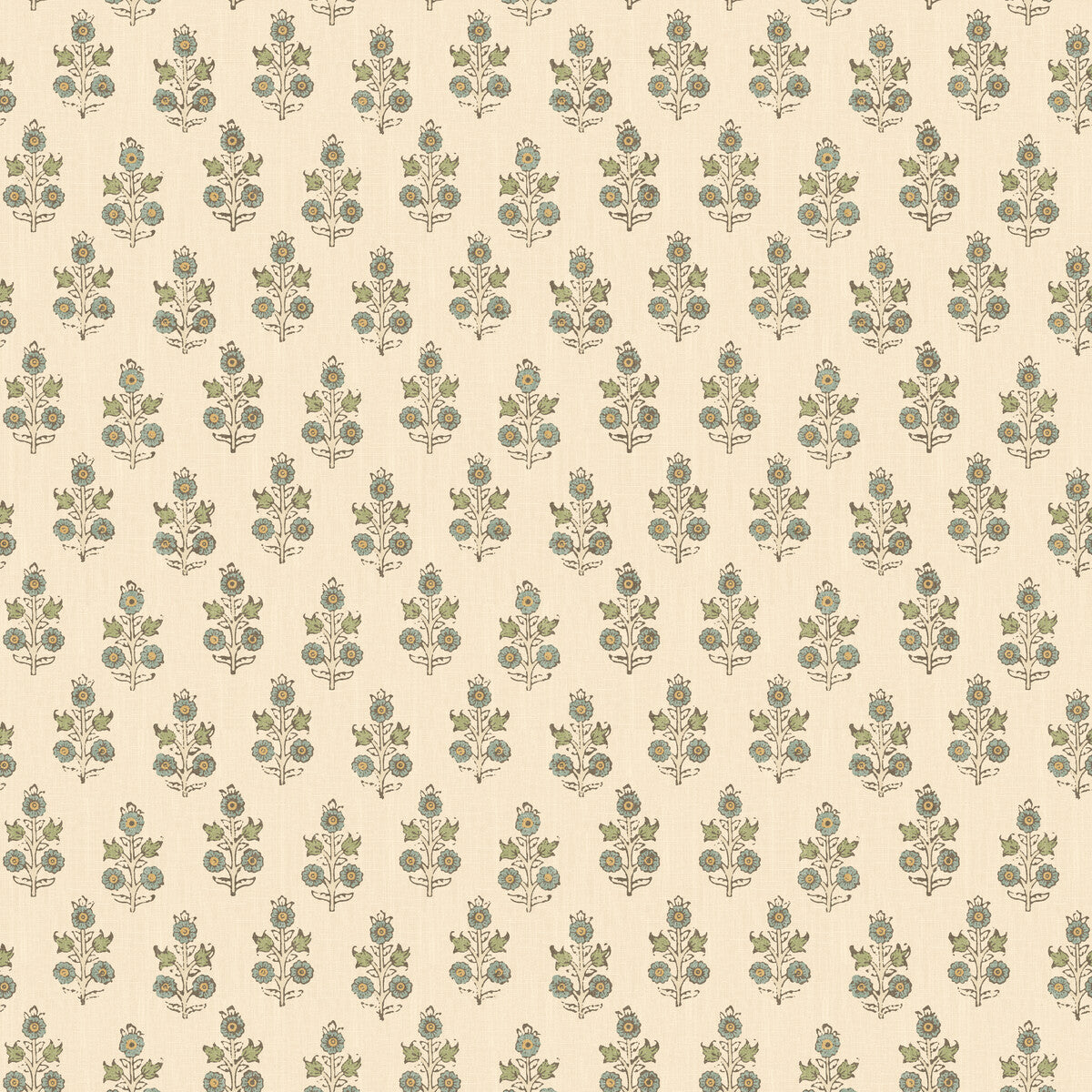 G P & J BAKER BW45117.2.0 POPPY SPRIG AQUA Wallpaper - Eade's Wallpaper