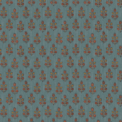 G P & J BAKER BW45117.8.0 POPPY SPRIG DENIM Wallpaper - Eade's Wallpaper