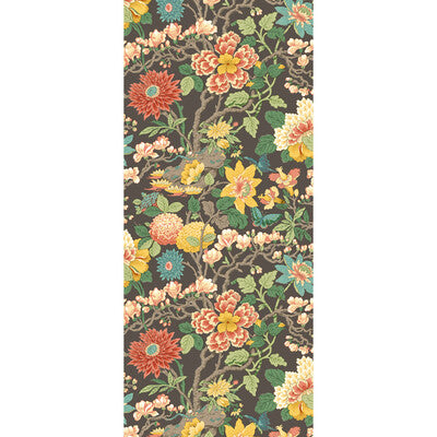 G P & J BAKER BW45121.7.0 LITTLE MAGNOLIA CHARCOAL/JEWEL Wallpaper - Eade's Wallpaper