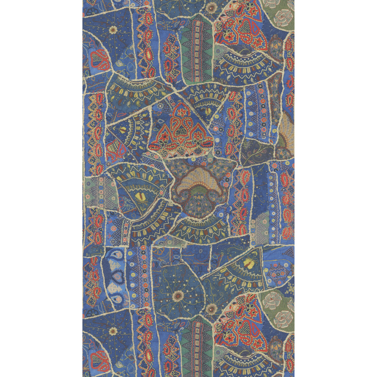 G P & J BAKER BW45125.1.0 FRONT ROW JEWEL BLUE Wallpaper - Eade's Wallpaper