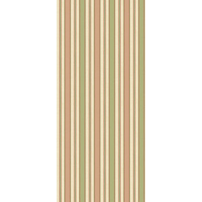 G P & J BAKER BW45131.6.0 MELBOURNE STRIPE SOFT RED/GREEN Wallpaper - Eade's Wallpaper