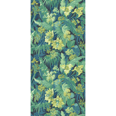 G P & J BAKER BW45132.6.0 TROPICAL FLORAL INDIGO/TEAL Wallpaper - Eade's Wallpaper