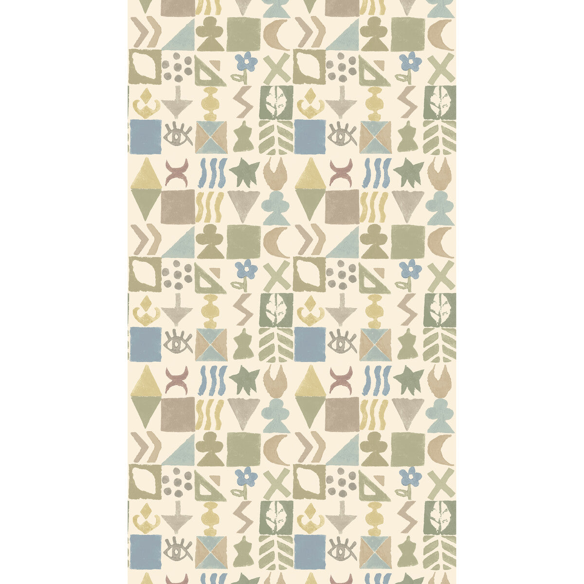 G P & J BAKER BW45139.4.0 POTATO PRINT SAGE Wallpaper - Eade's Wallpaper