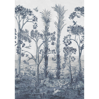 G P & J BAKER BW45141.2.0 TALL TREES DELFT BLUE Wallpaper - Eade's Wallpaper