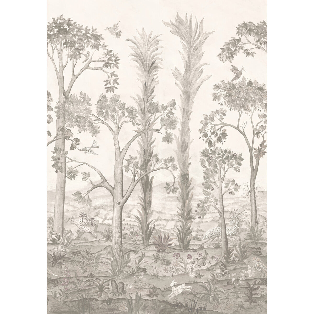 G P & J BAKER BW45141.4.0 TALL TREES SEPIA Wallpaper - Eade's Wallpaper