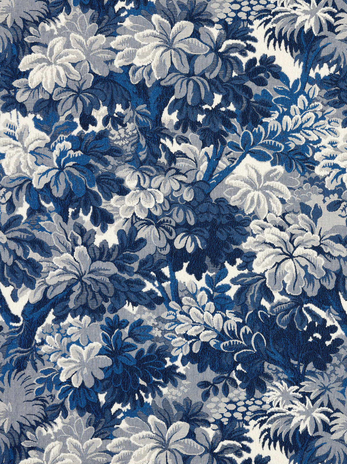 Scalamandre BZ 0062060W BLUE SHADOW RIDGE EDGE Fabric - Eade's Wallpaper