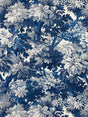 Scalamandre BZ 0062060W BLUE SHADOW RIDGE EDGE Fabric - Eade's Wallpaper