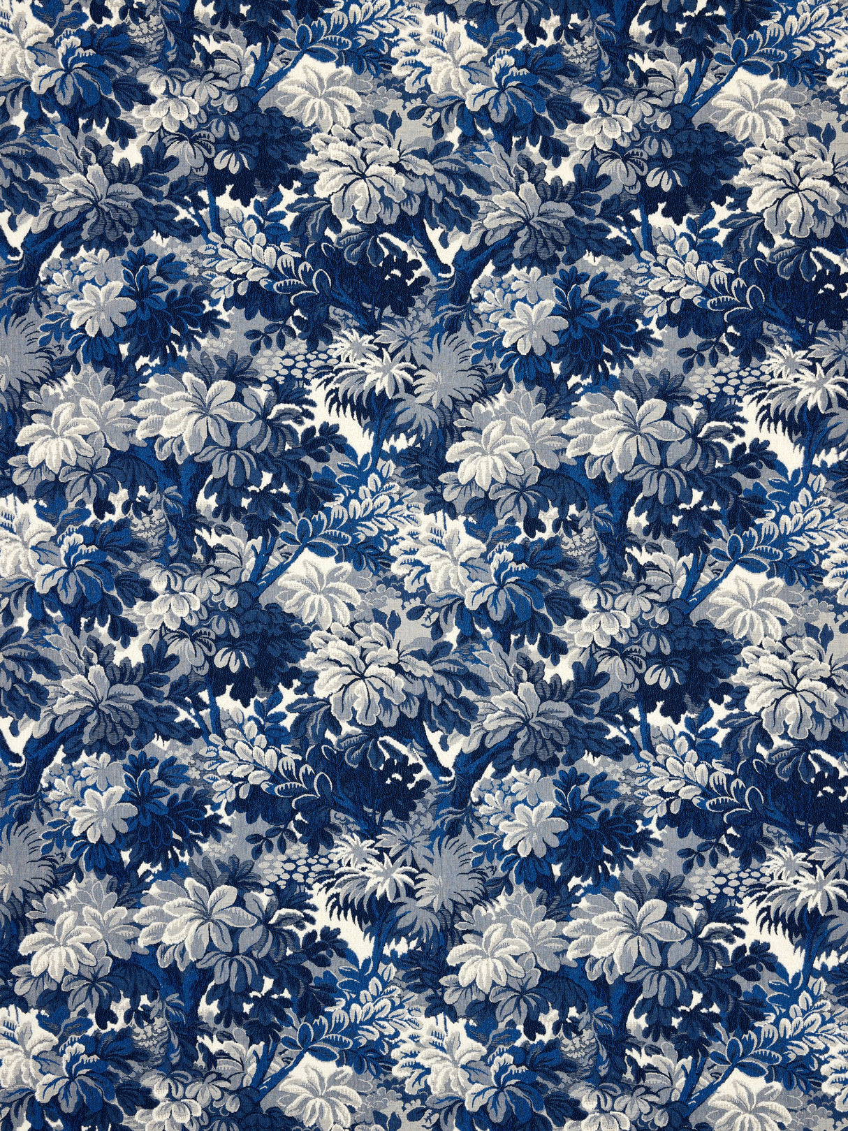 Scalamandre BZ 0062060W BLUE SHADOW RIDGE EDGE Fabric - Eade's Wallpaper