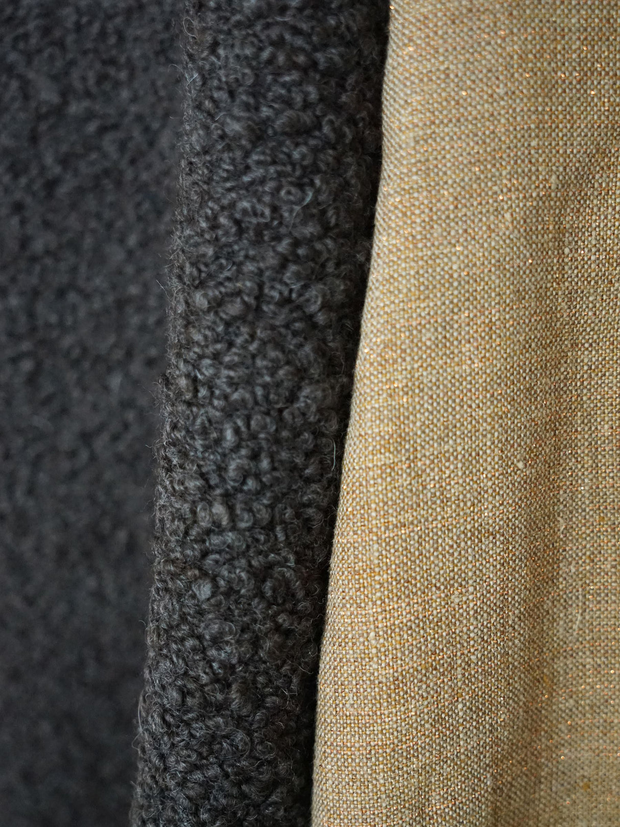 Scalamandre BZ 0002A501 SILVER MOUTON BOUCLE Fabric - Eade's Wallpaper