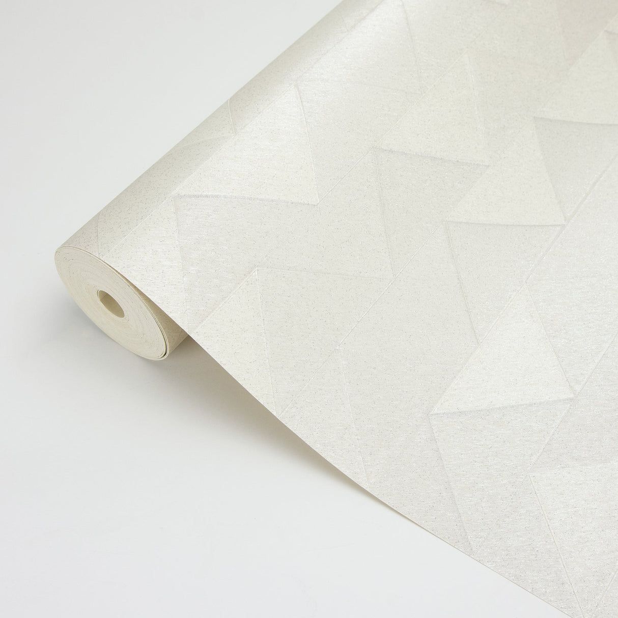 Fine Decor C88608 Matrix Silver Triangle Wallpaper