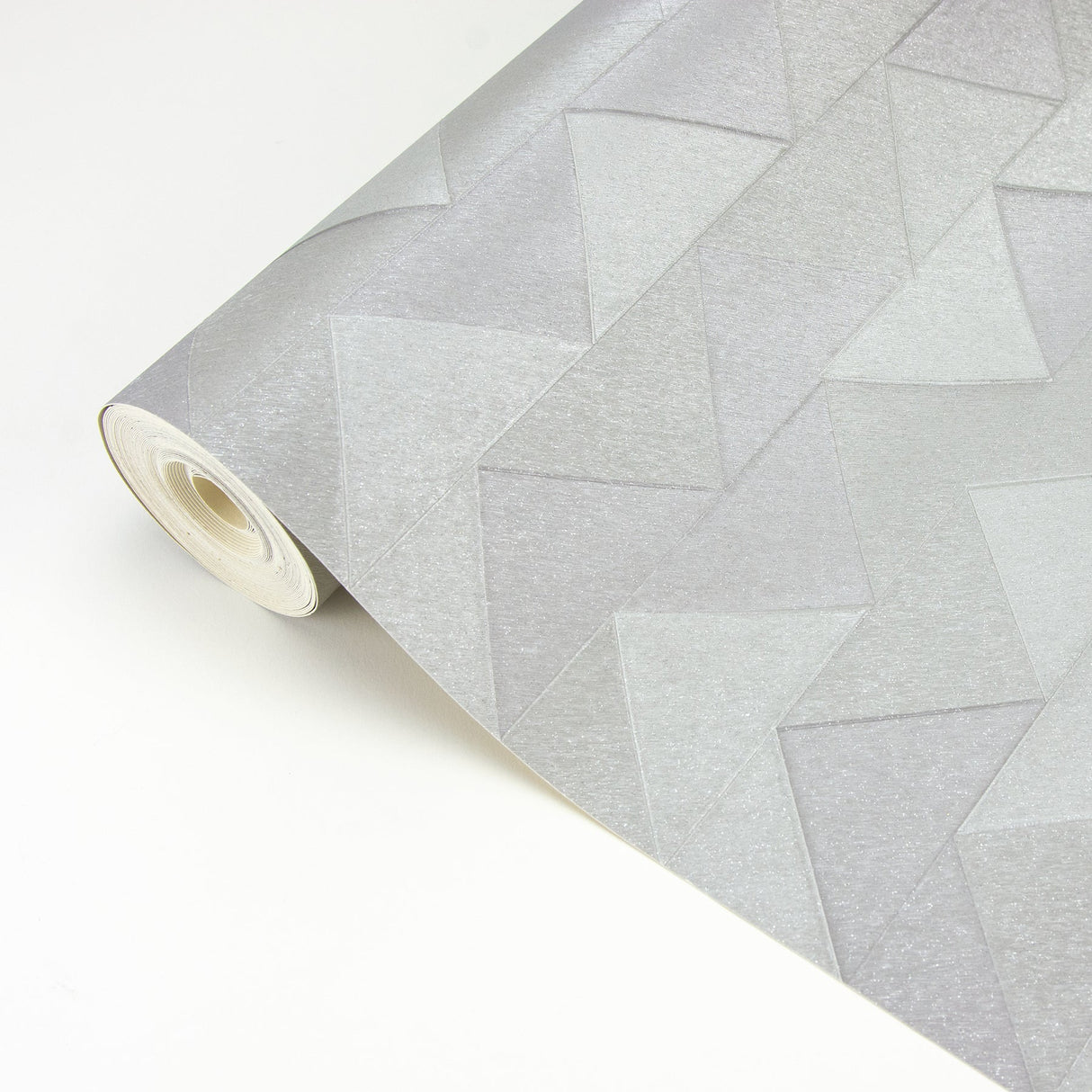 Fine Decor C88610 Matrix Grey Triangle Wallpaper
