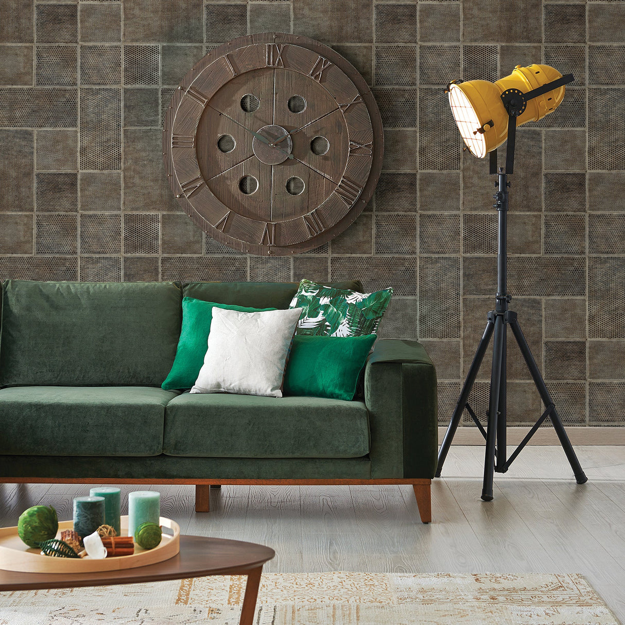 Fine Decor C88643 Ellison Gold Geometric Wallpaper