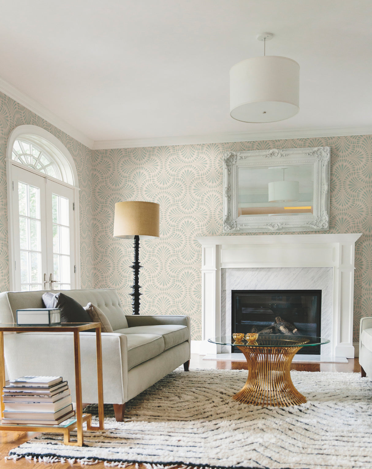 York CA1502 Cabaret Beige Metallic Wallpaper