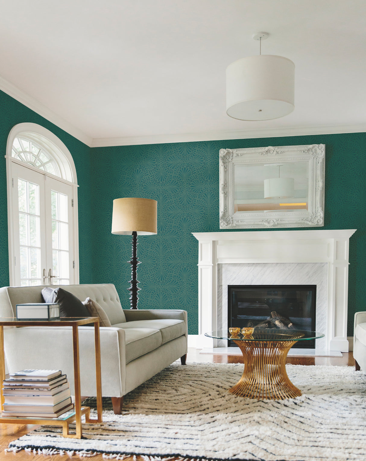 York CA1505 Cabaret Blue Wallpaper