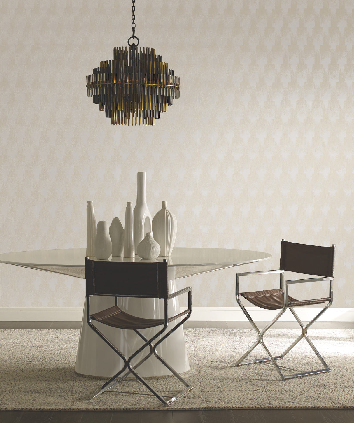 York CA1516 Flapper White Wallpaper