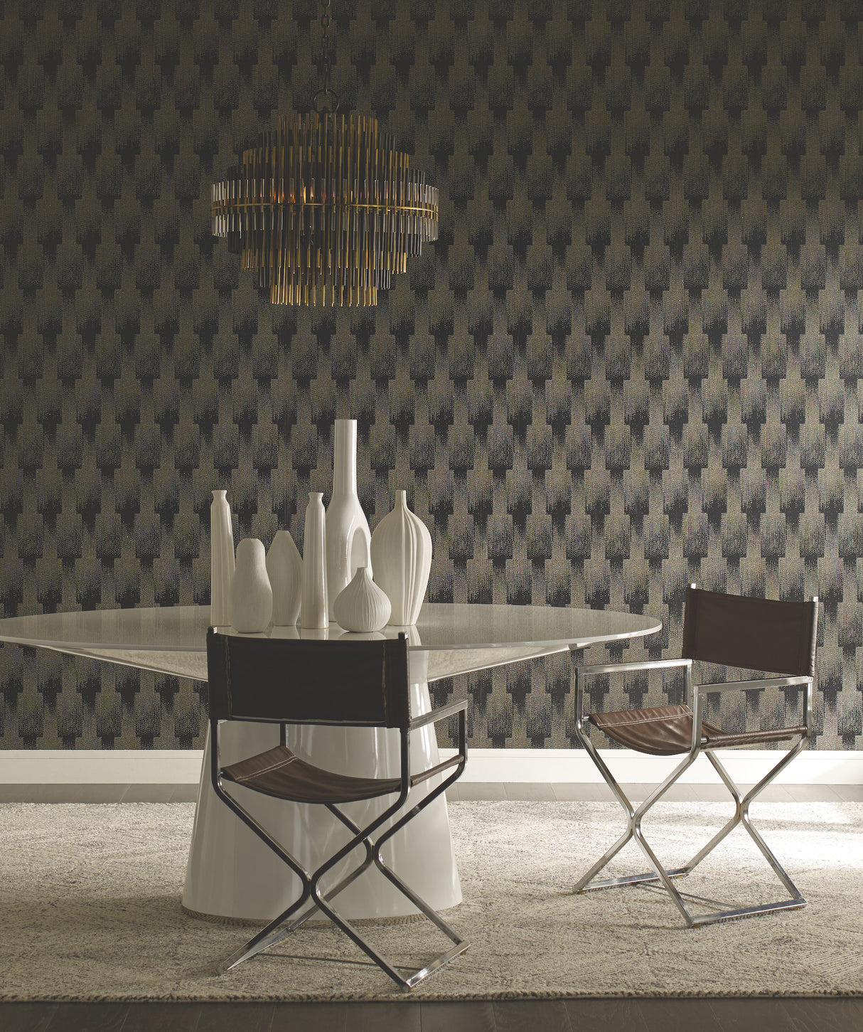 York CA1517 Flapper Black Wallpaper