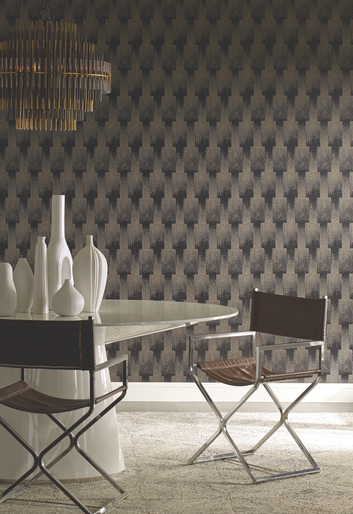 York CA1517 Flapper Black Wallpaper