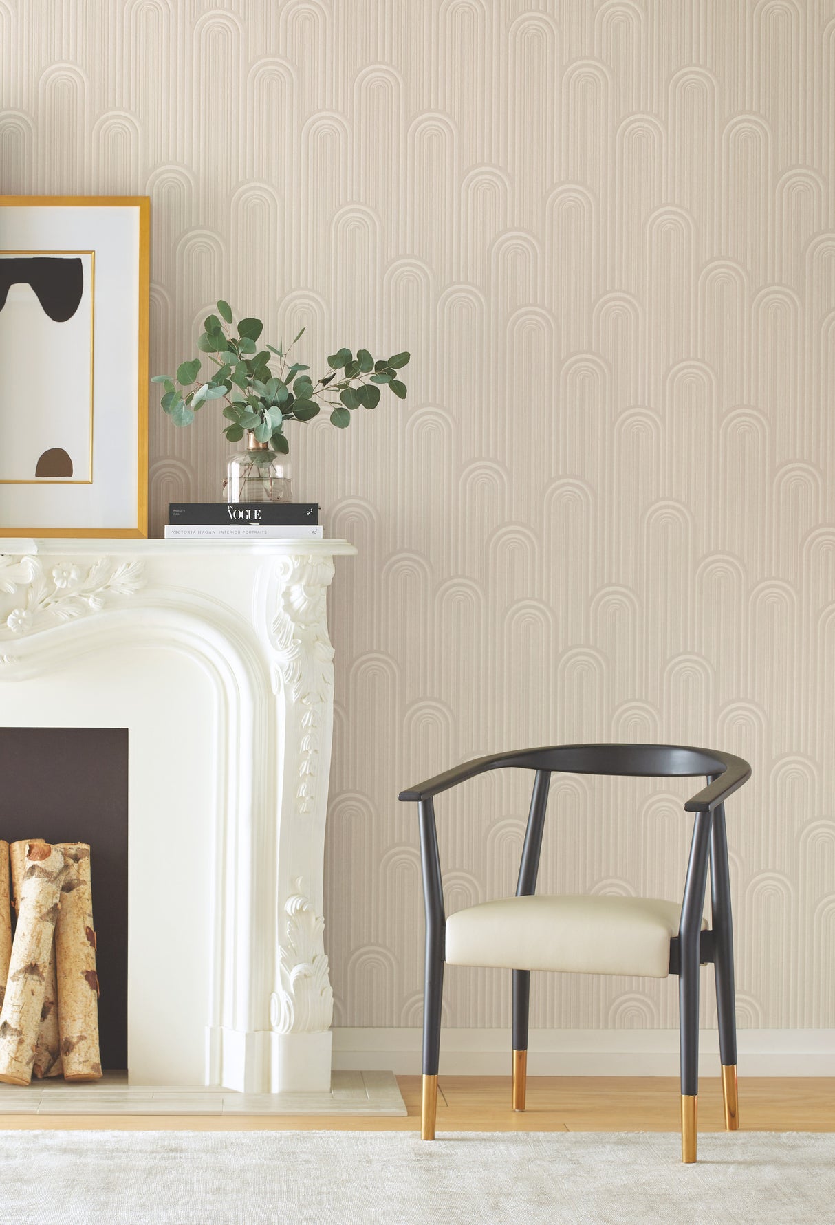 York CA1544 Speakeasy White Metallic Wallpaper