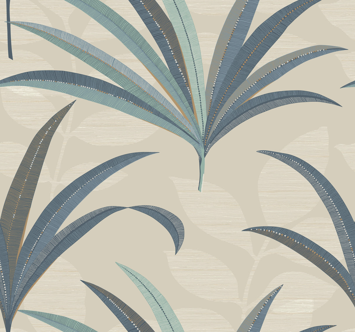 York CA1552 El Morocco Palm Beige Wallpaper