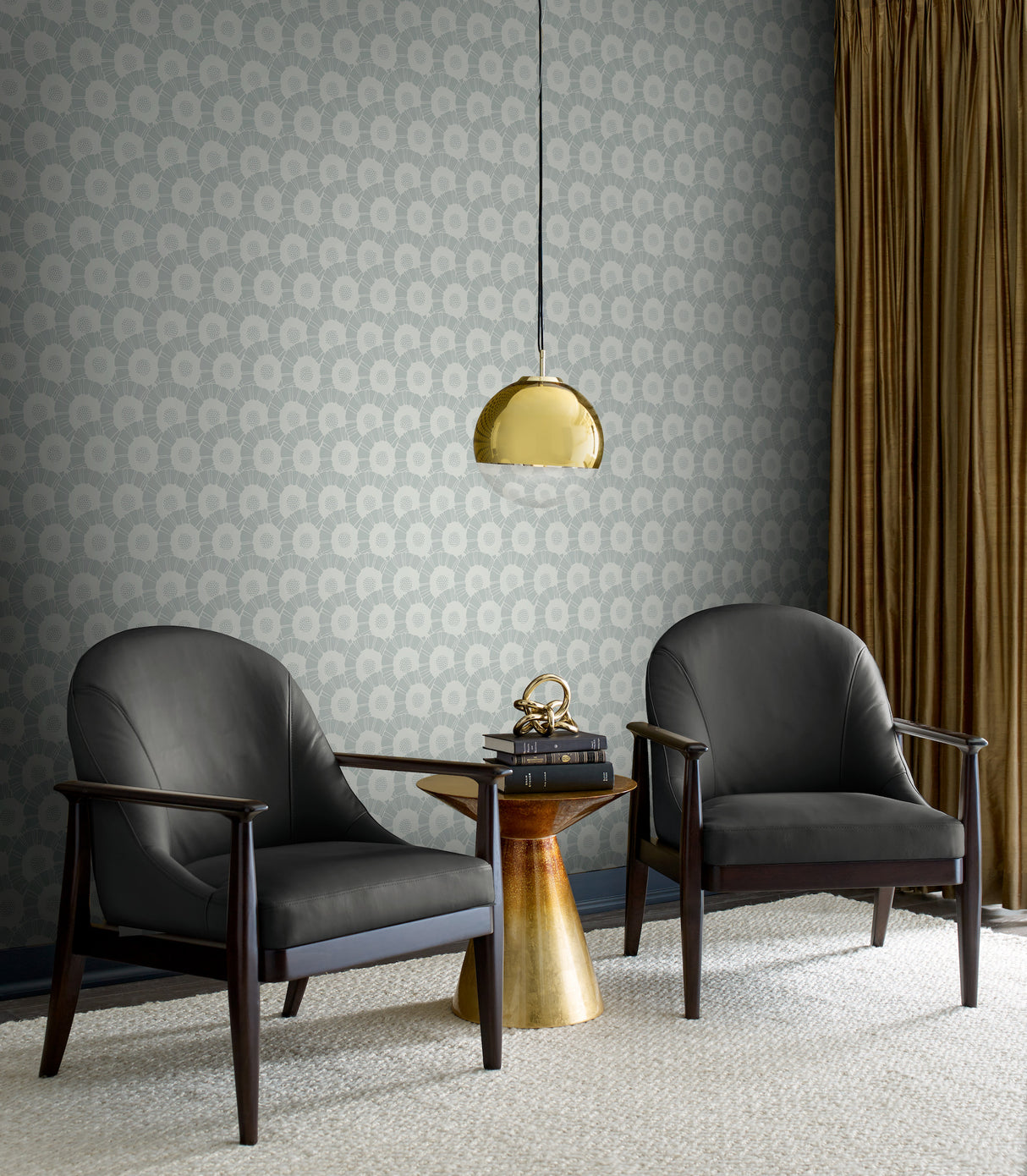 York CA1558 Coco Bloom Metallic Wallpaper