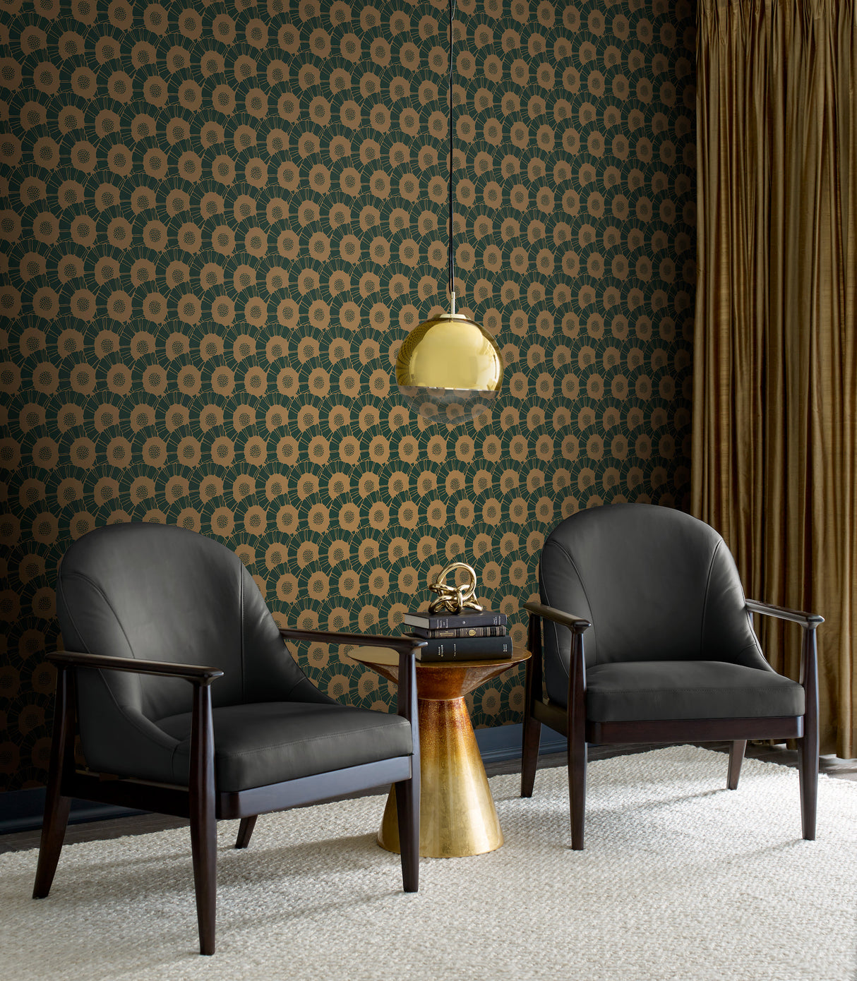 York CA1560 Coco Bloom Metallic Wallpaper