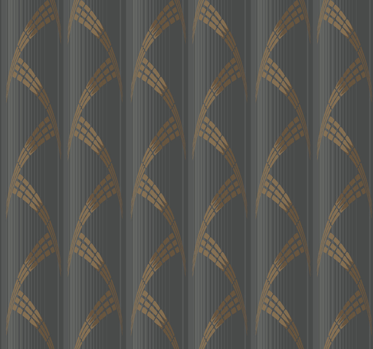 York CA1581 Metropolis Black Wallpaper