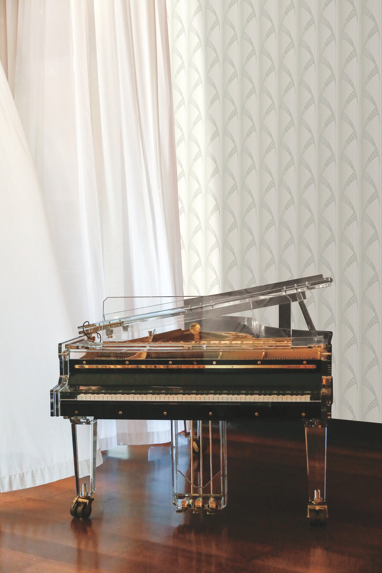 York CA1583 Metropolis White Wallpaper