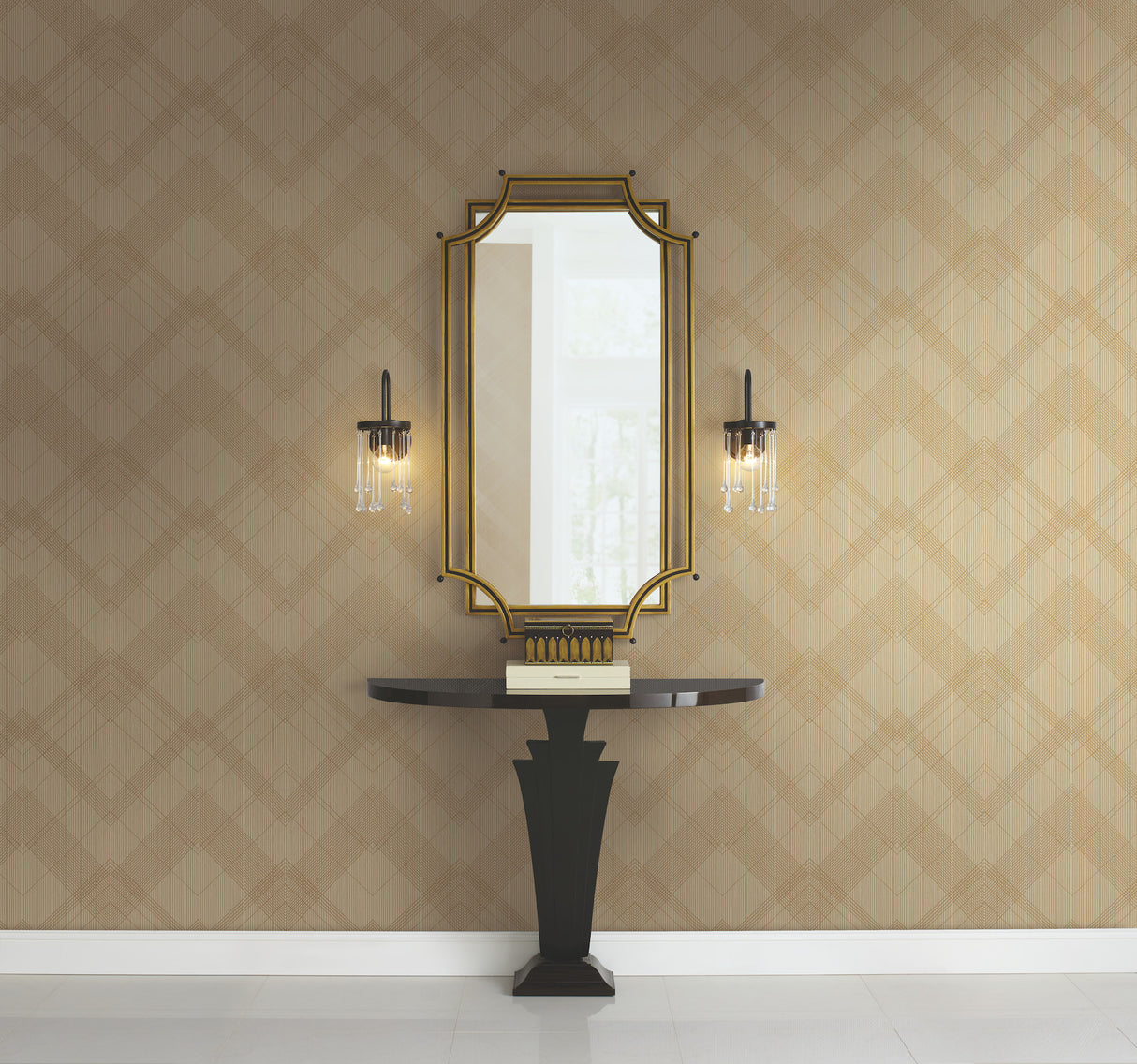 York CA1590 Jazz Age Beige Wallpaper