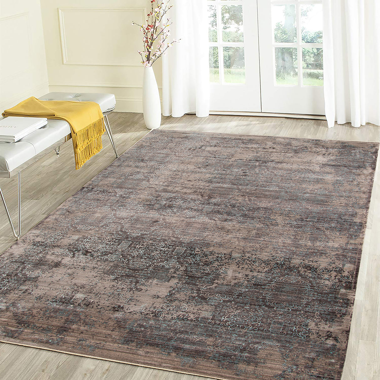 Amer Rugs CAM-9 Cambridge Farmhouse Geometric Area Rug