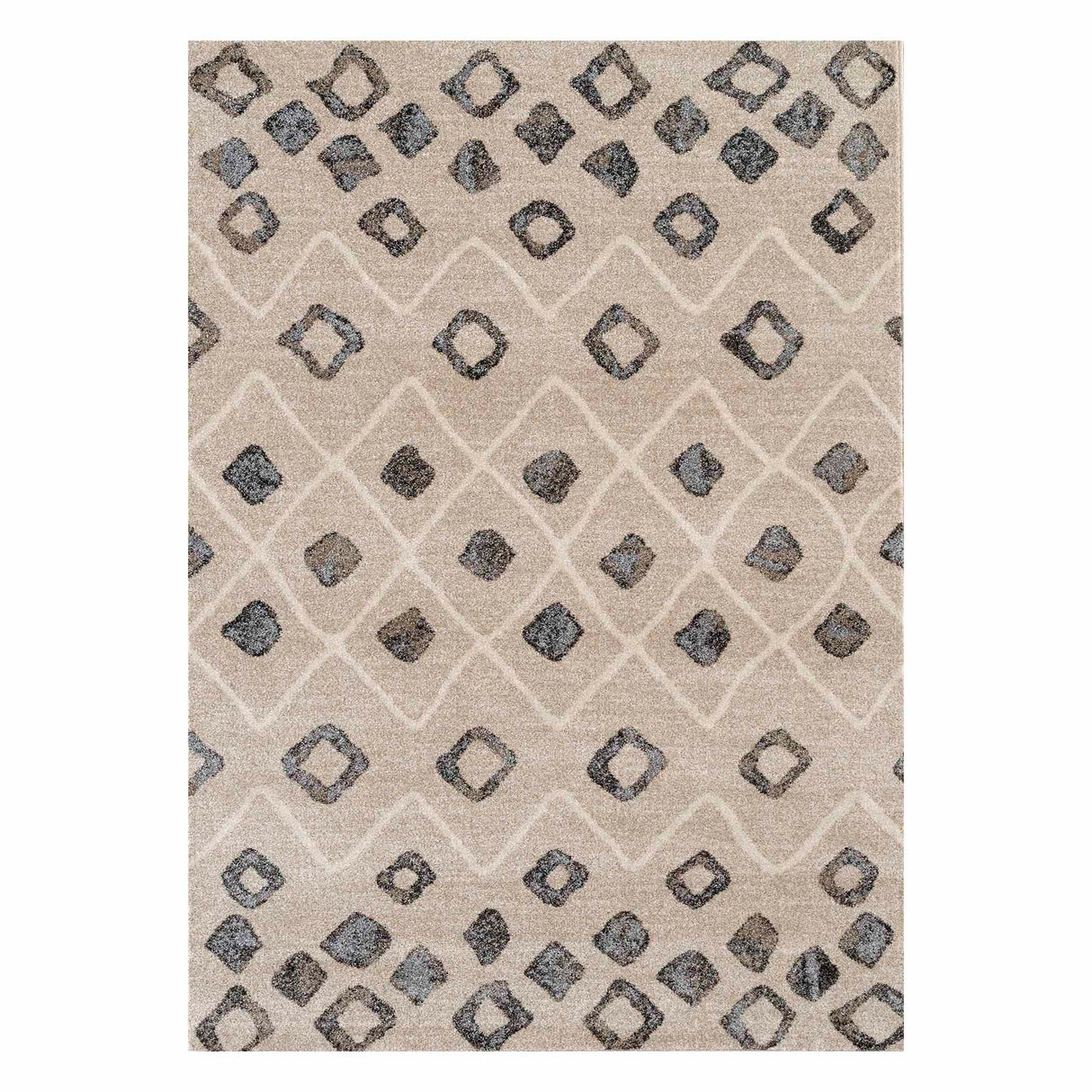 Amer Rugs CAR-12 Caribe Moroccan Inspired Runner Rug, 2'1" X 6'4" Area Rug
