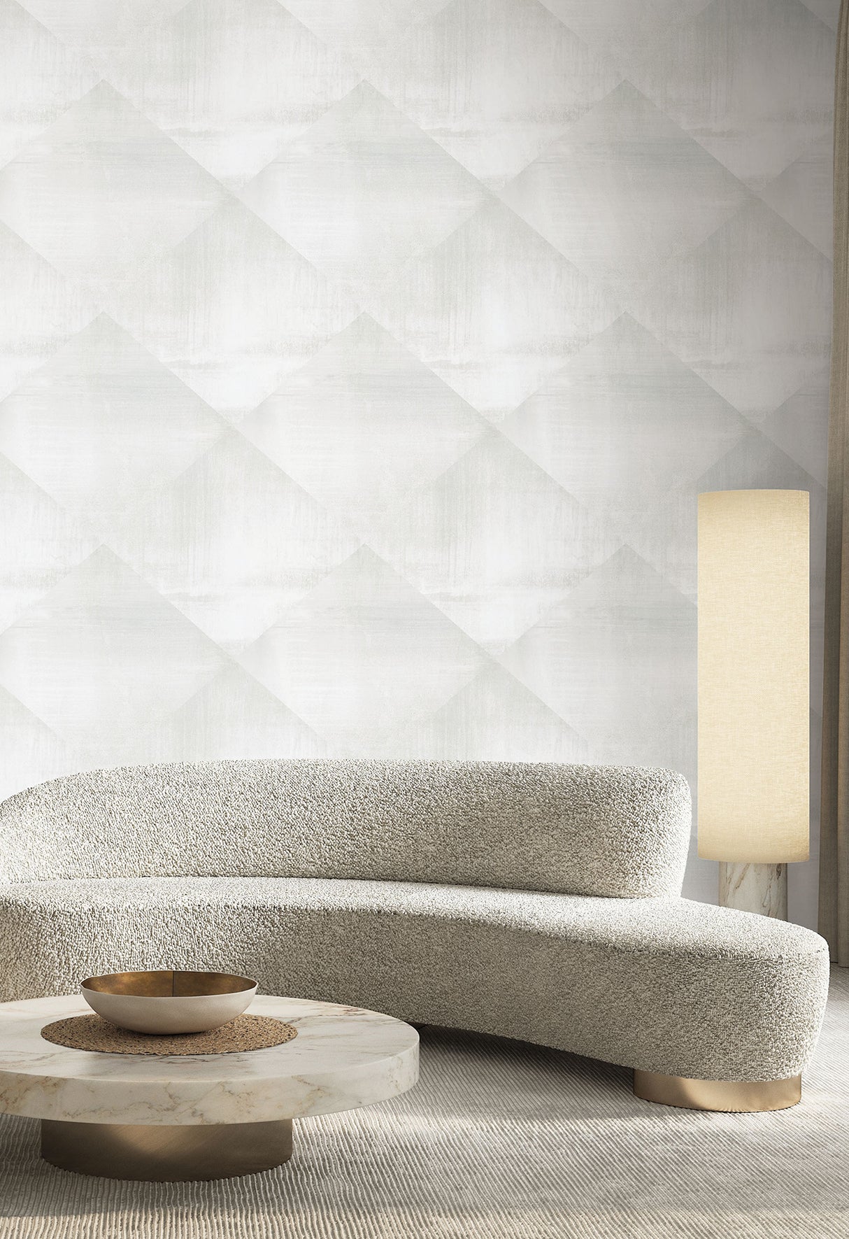 York CC1213 In Clay Grey Wallpaper
