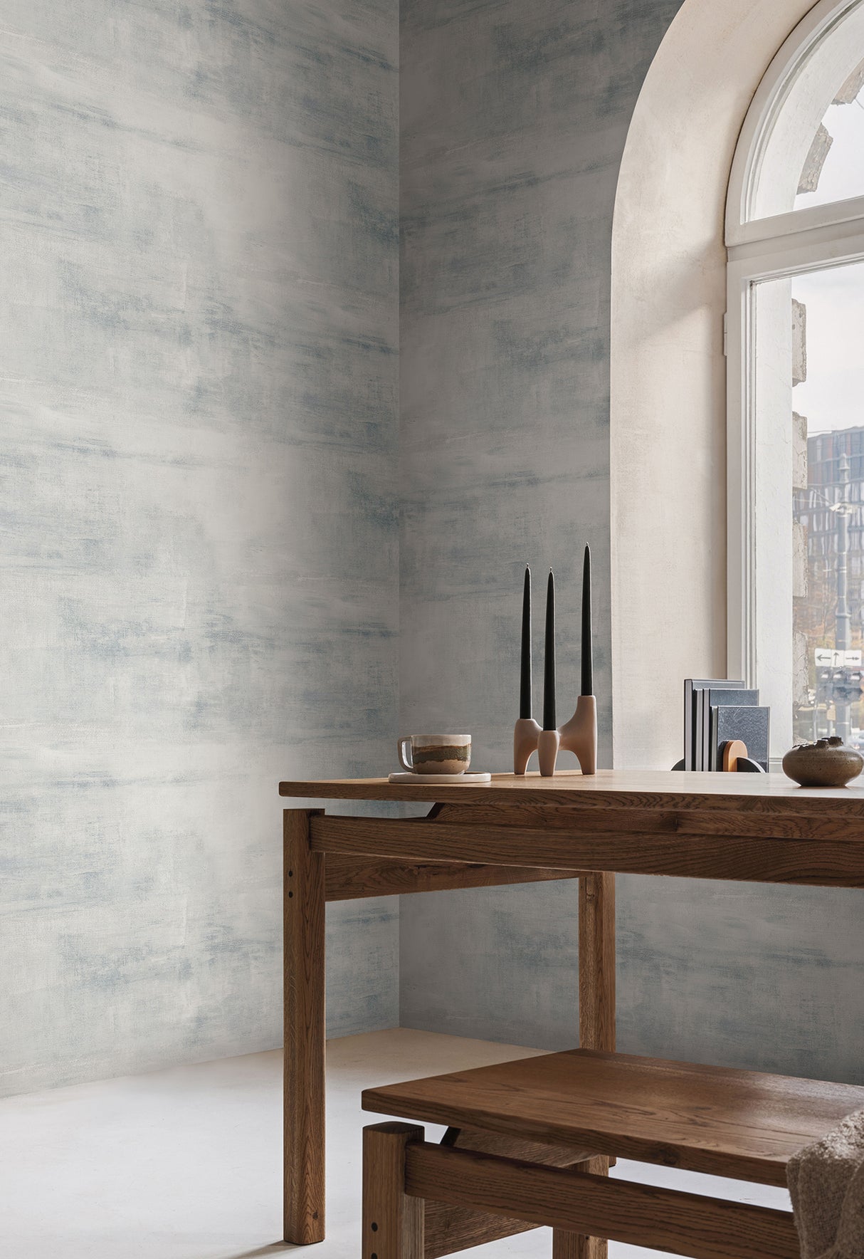 York CC1222 Salt Flats Blue Wallpaper