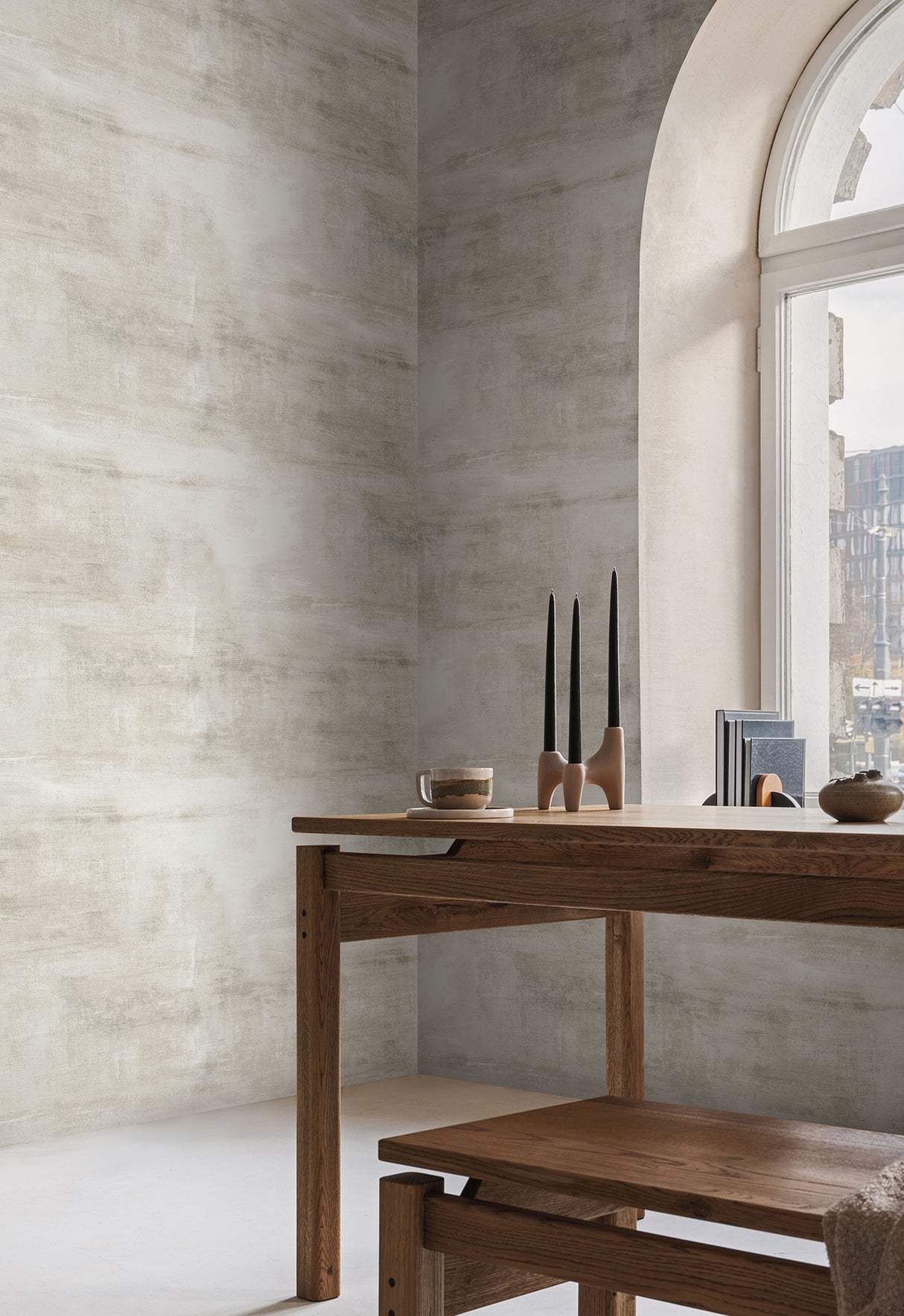 York CC1223 Salt Flats Silver Wallpaper