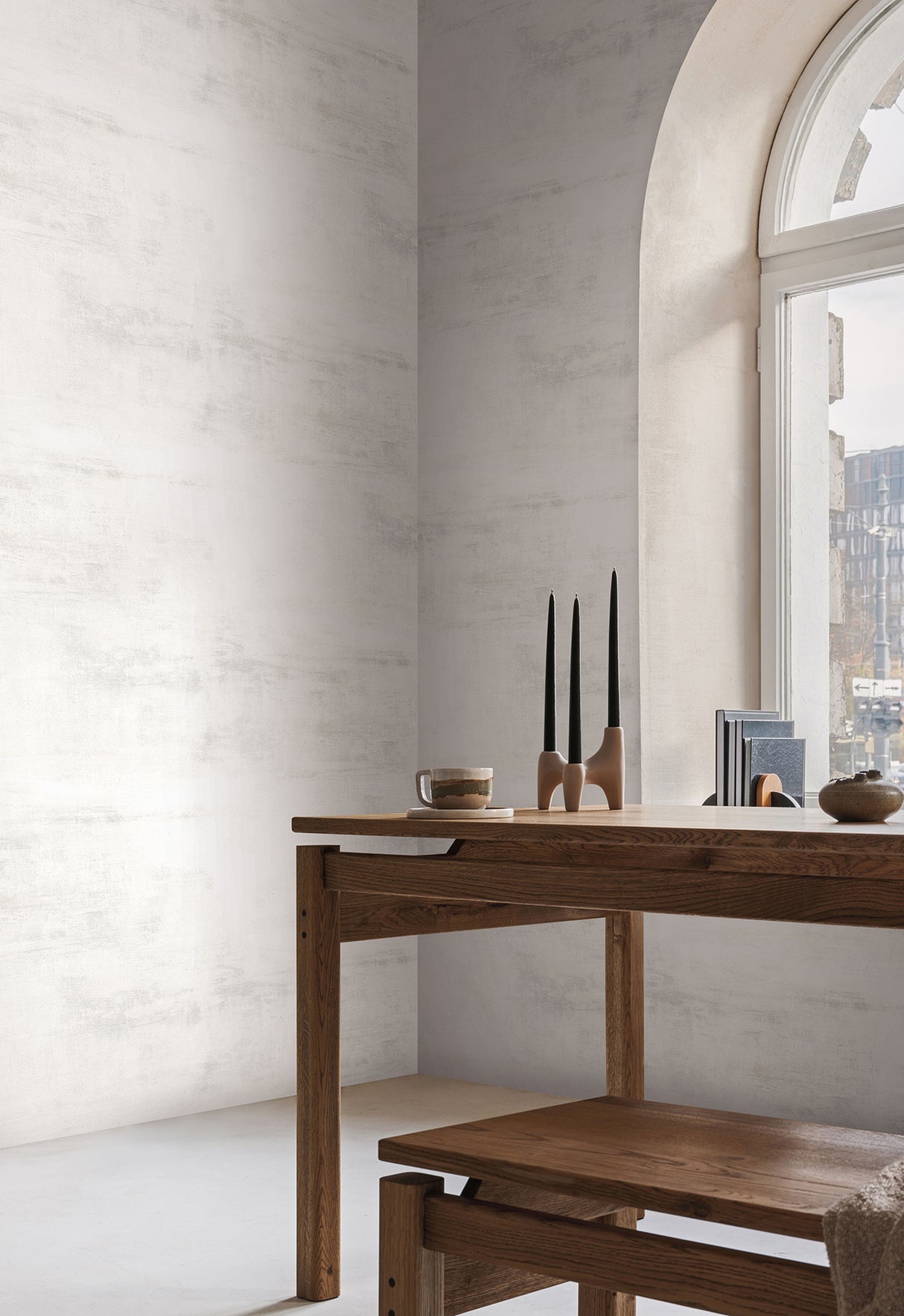 York CC1224 Salt Flats White & Grey Wallpaper