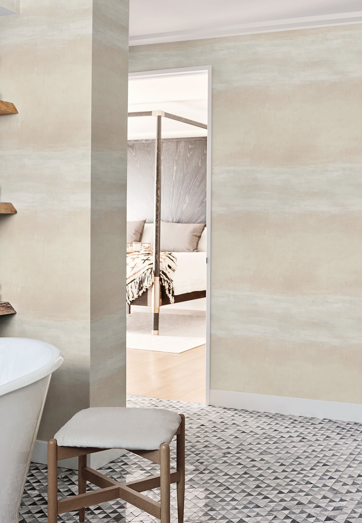 York CC1252 Serene Reflection Desert Wallpaper
