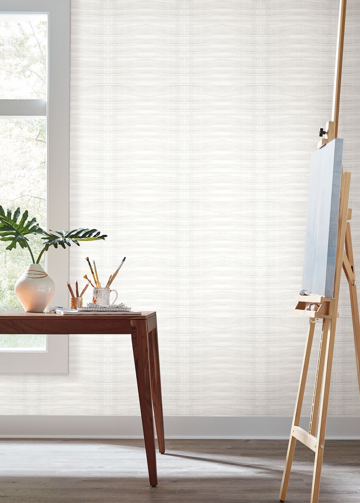 York CC1261 Grey Stone Talc Wallpaper