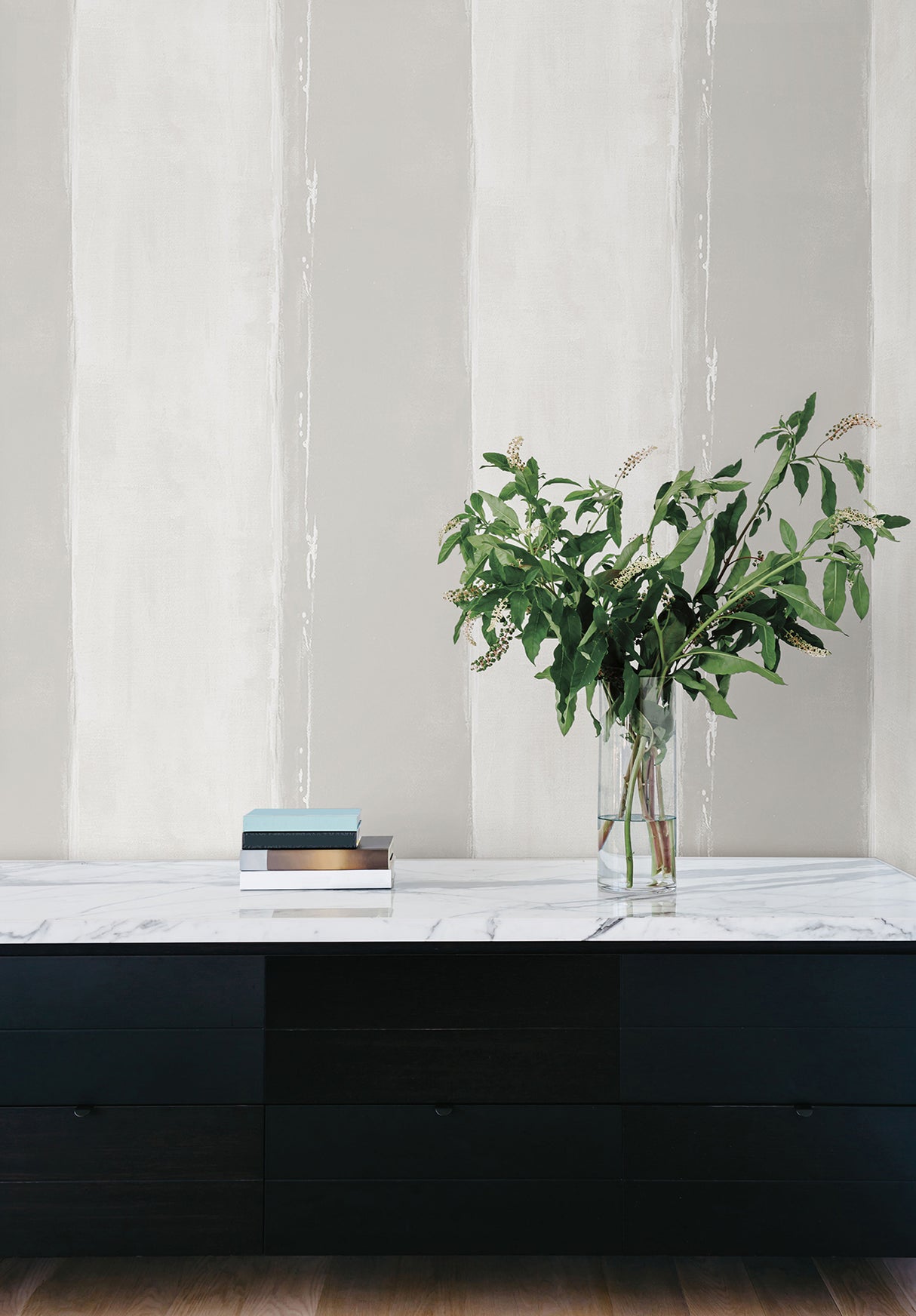 York CC1273 Ink Wash Grey Wallpaper