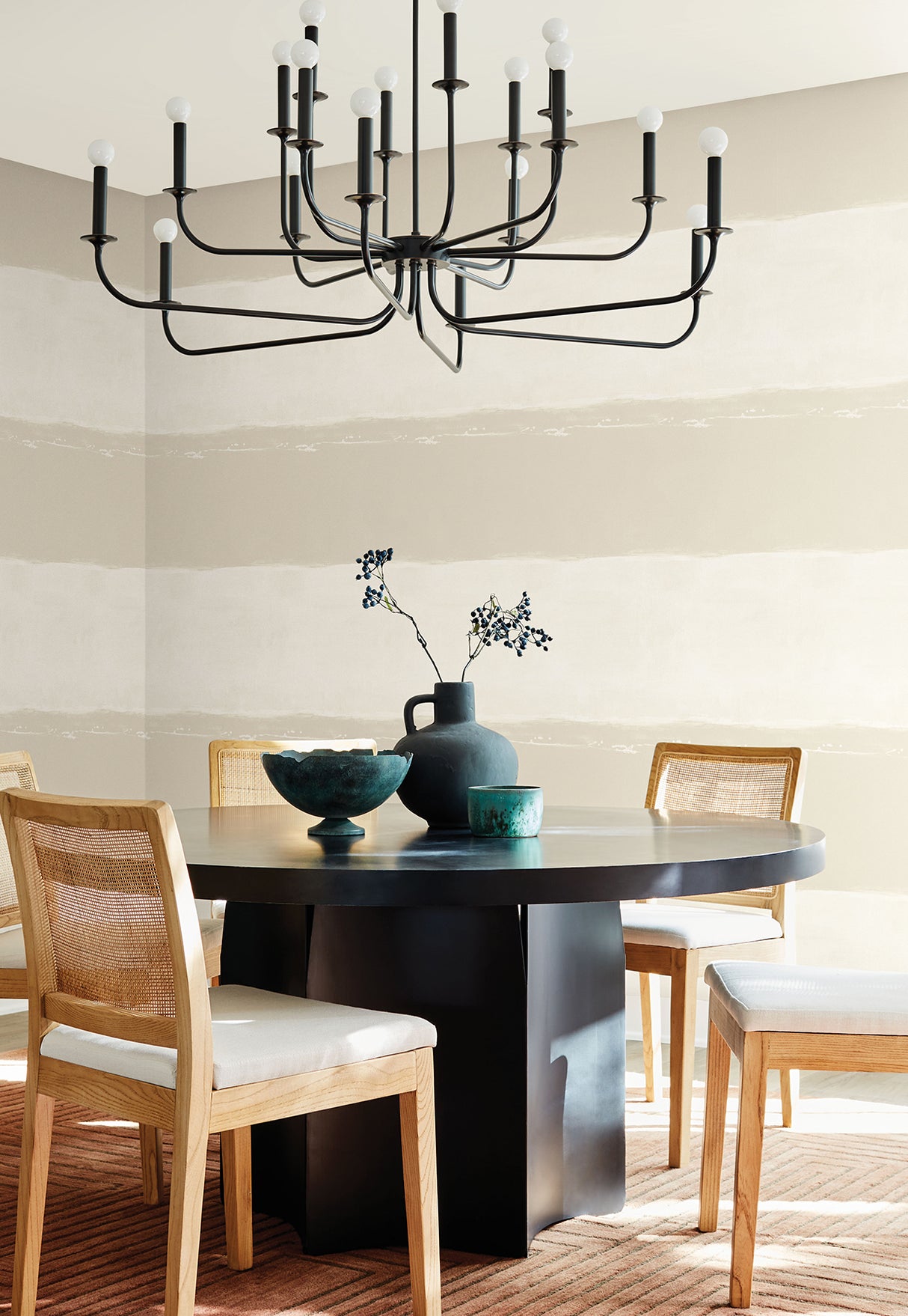 York CC1274 Ink Wash Natural Wallpaper