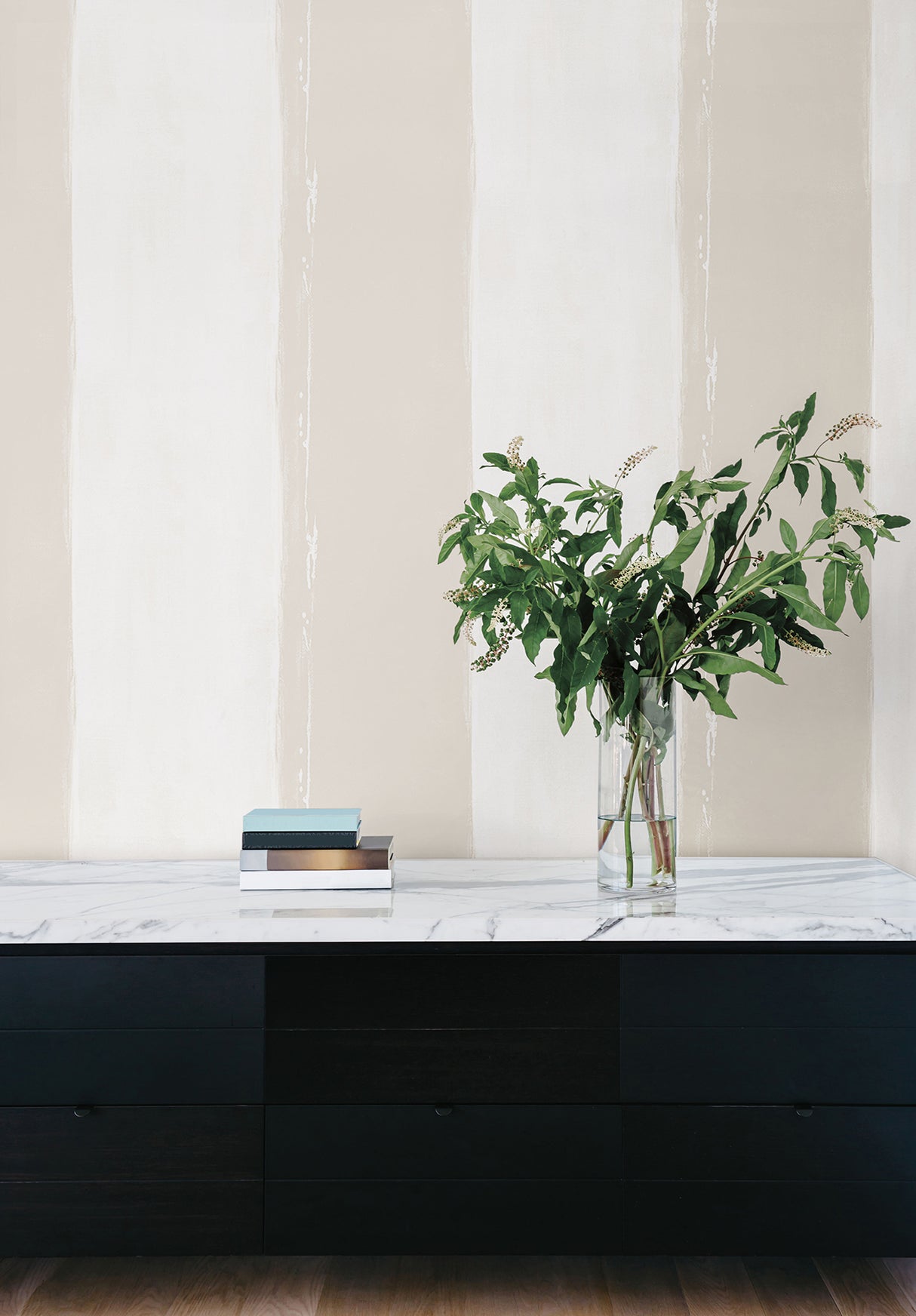 York CC1274 Ink Wash Natural Wallpaper